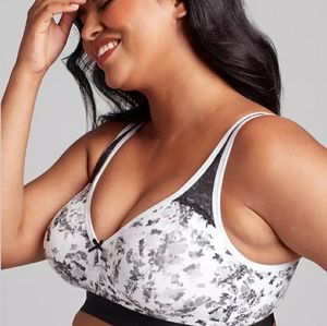 Lane Bryant / Cacique Cotton Unlined No-Wire Bra